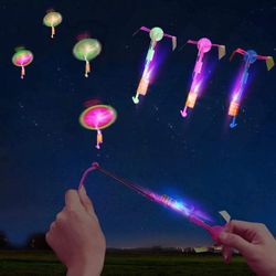 LED Slingshot Helicopters