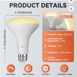 24 Pack BR30 Led Bulbs