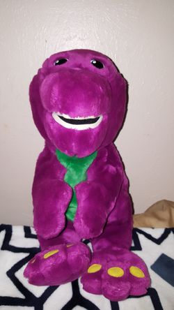 Vintage 1997 Microsoft BARNEY ACTIMATES 14" Talking Interactive Plush Lyons RARE