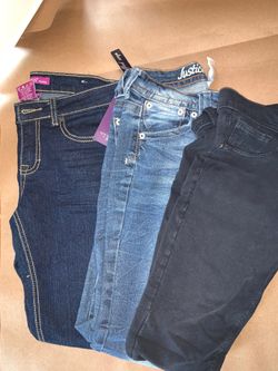 Assorted girls jeans (vigoss, justice, imperial star) girls size jeans 12