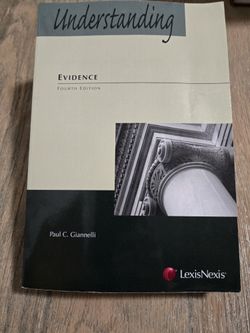 📘 Understanding Evidence (4th Edition)
By Paul C. Giannelli