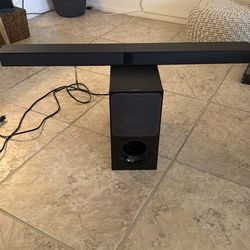 Sony soundbar.  Surround sound.