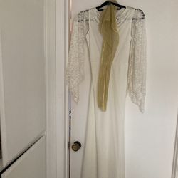 Angel Costume With Wings And Tie.