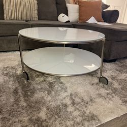 Coffee Table / Rollable - 2 Tier