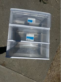 Target Plastic Wide 3 Drawer Cart