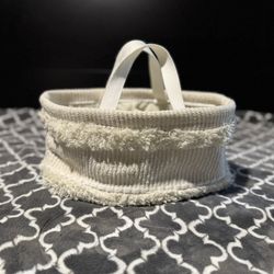 Cloud Island - Khaki & Cream Diaper Caddy