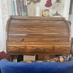 Charming Vintage Rolltop Desk! 