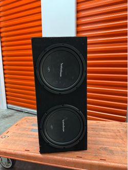12in Subwoofers in box Rockford Fosgate R1
