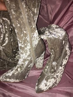 Suede Thigh high boots