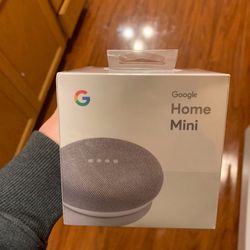 NEW Sealed Google Home Mini 1st Gen - Charcoal 