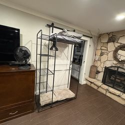 Clothes garment rack freestanding