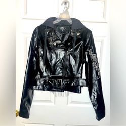 Like New LL Cool J Faux Leather Jacket 