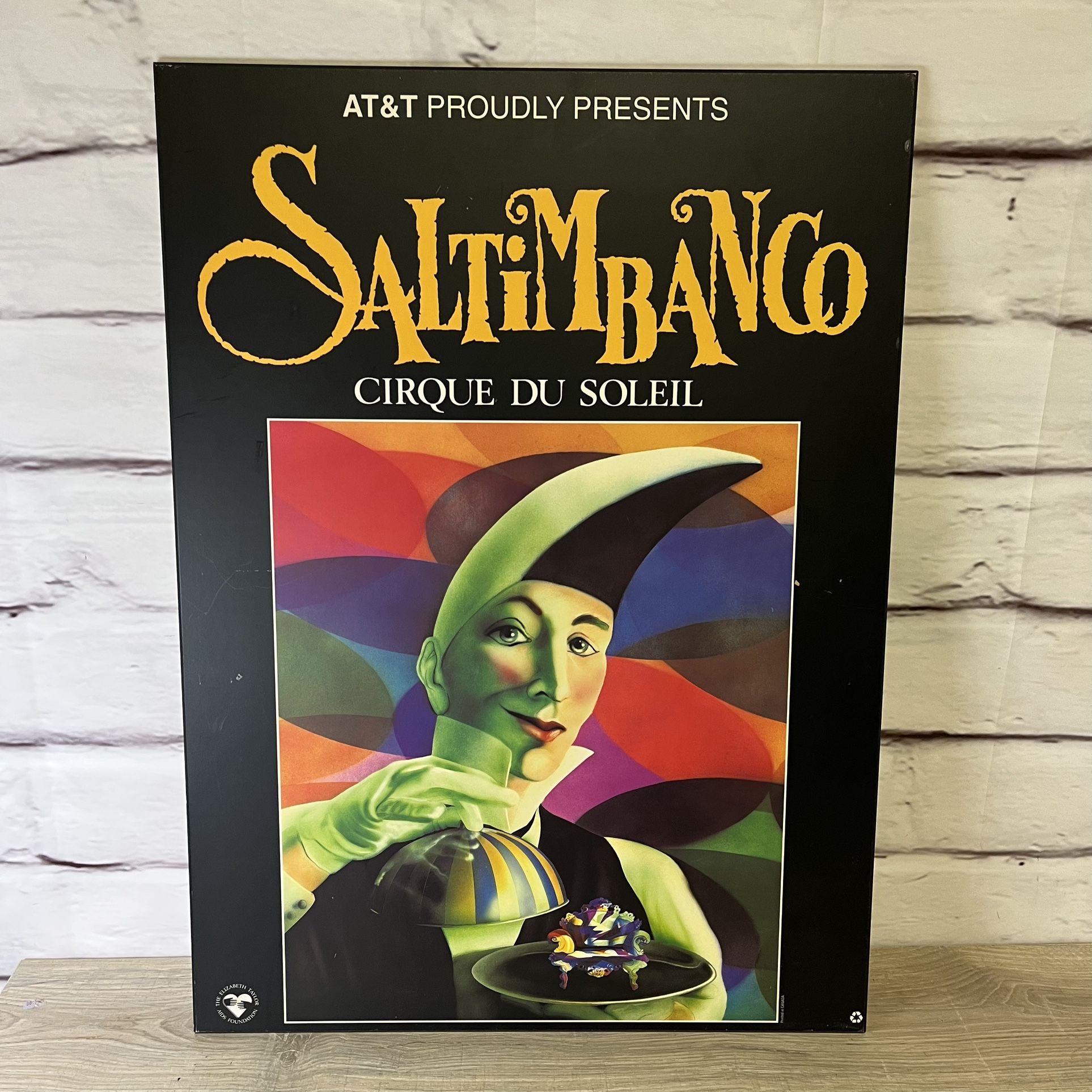 Cirque DU Soleil Saltimbanco Wall Art 90's