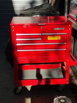 US General Pro 5 Drawer Service Cart USED