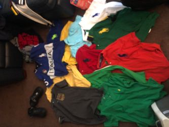 Polo shirts and jackets