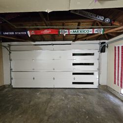 Flush Panel Garage Door 16x7 