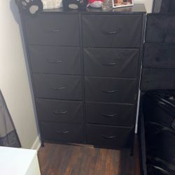 10 Drawer Dresser Fabric Material 