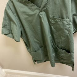 Green Carhartt Scrub Top