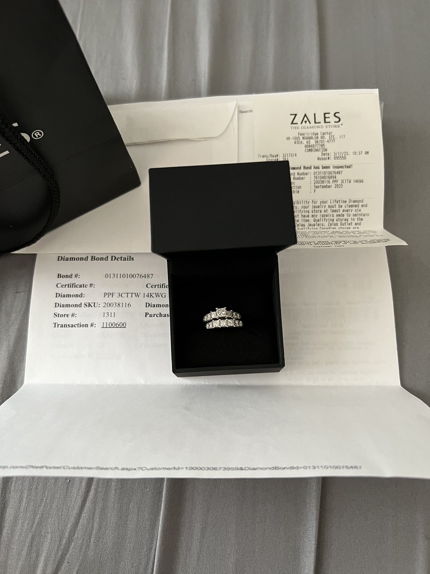 3-Carat Diamond Wedding Ring