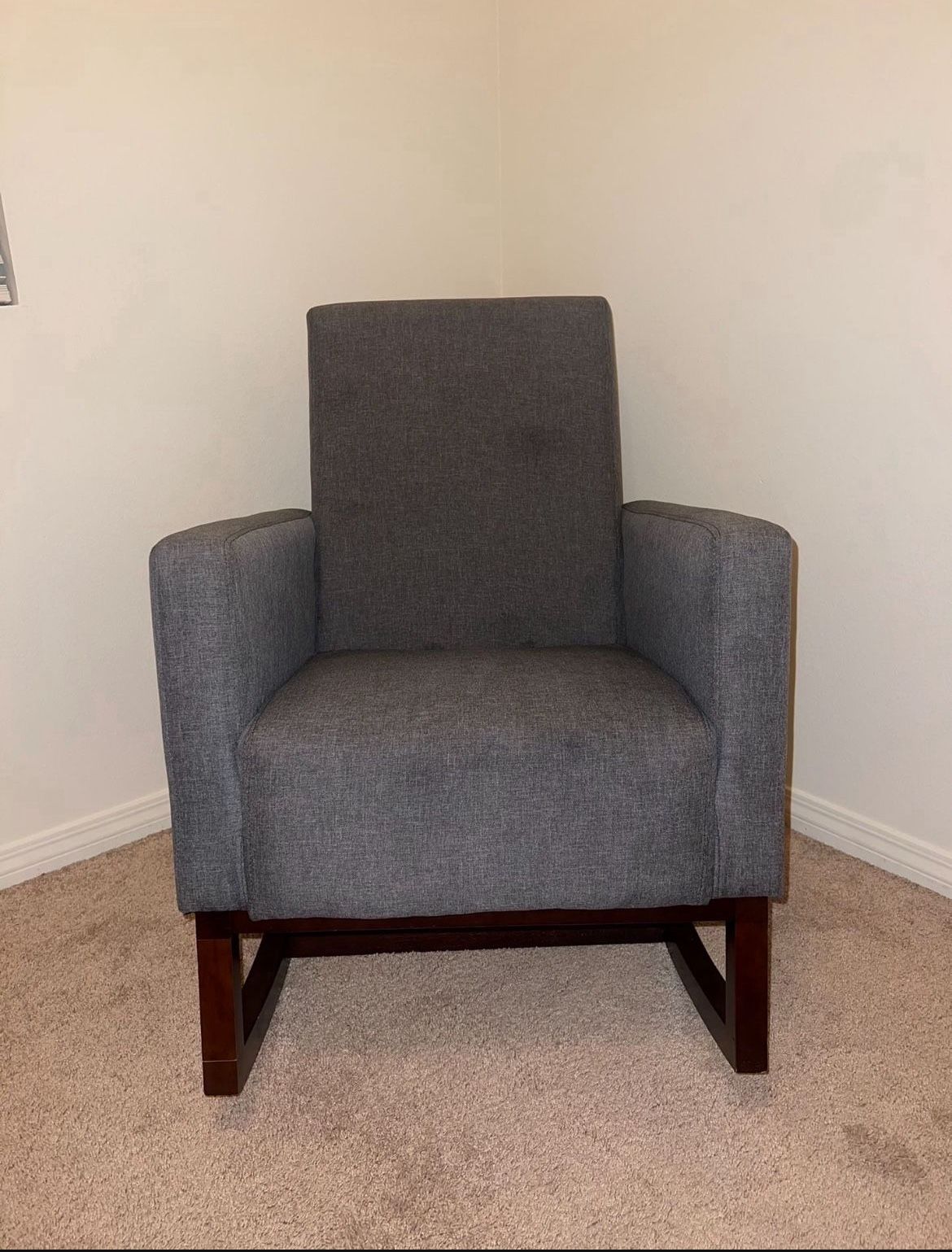 Gray Rocking Chair