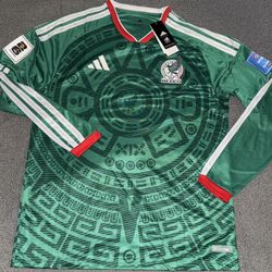 Mens Adidas Mexico World Cup Jersey Long Sleeve