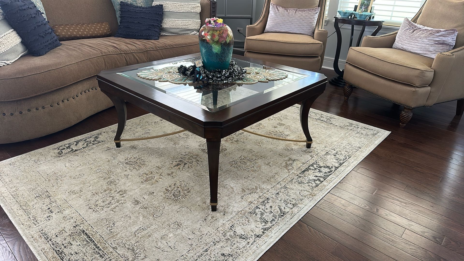 Skyline Glass Top Coffee Table By Hooker Furniture