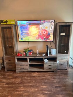 4 Piece Ashley’s Furniture Entertainment Center