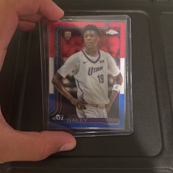 Ace Bailey Topps Chrome Red White Blue
