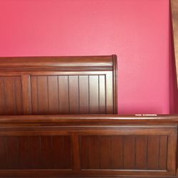 Bed Frame Wood Full Size 