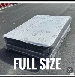 Full Size Mattress Set – Medium Comfort – Available Today 🚚