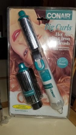 NEW CONAIR BIG CURLS HOT AIR CURLING IRON AND BRUSH. PICK UP MIDDLEBORO ONLY FINAL SALE