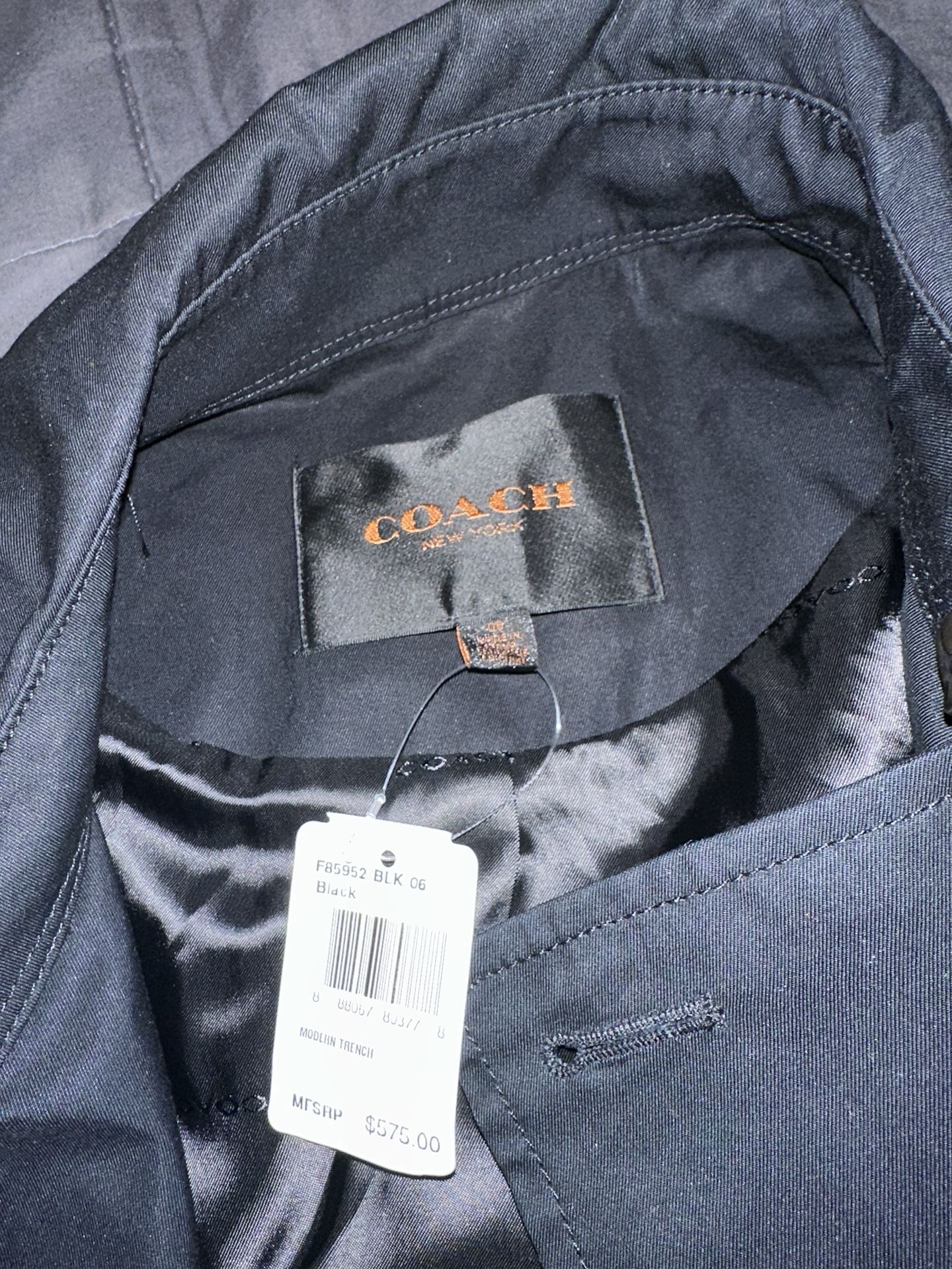women’s brand new Coach trenchcoat