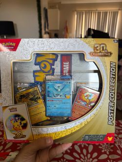Pokémon 30TH ANNIVERSARY POSTER COLLECTION TCG cards