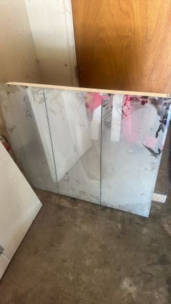 Mirror With Cabinet