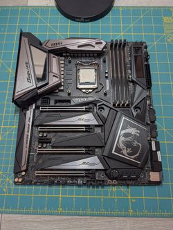 MSI MEG Z390 Godlike motherboard with Intel i9-9900k