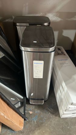 Stainless Trashcan $15