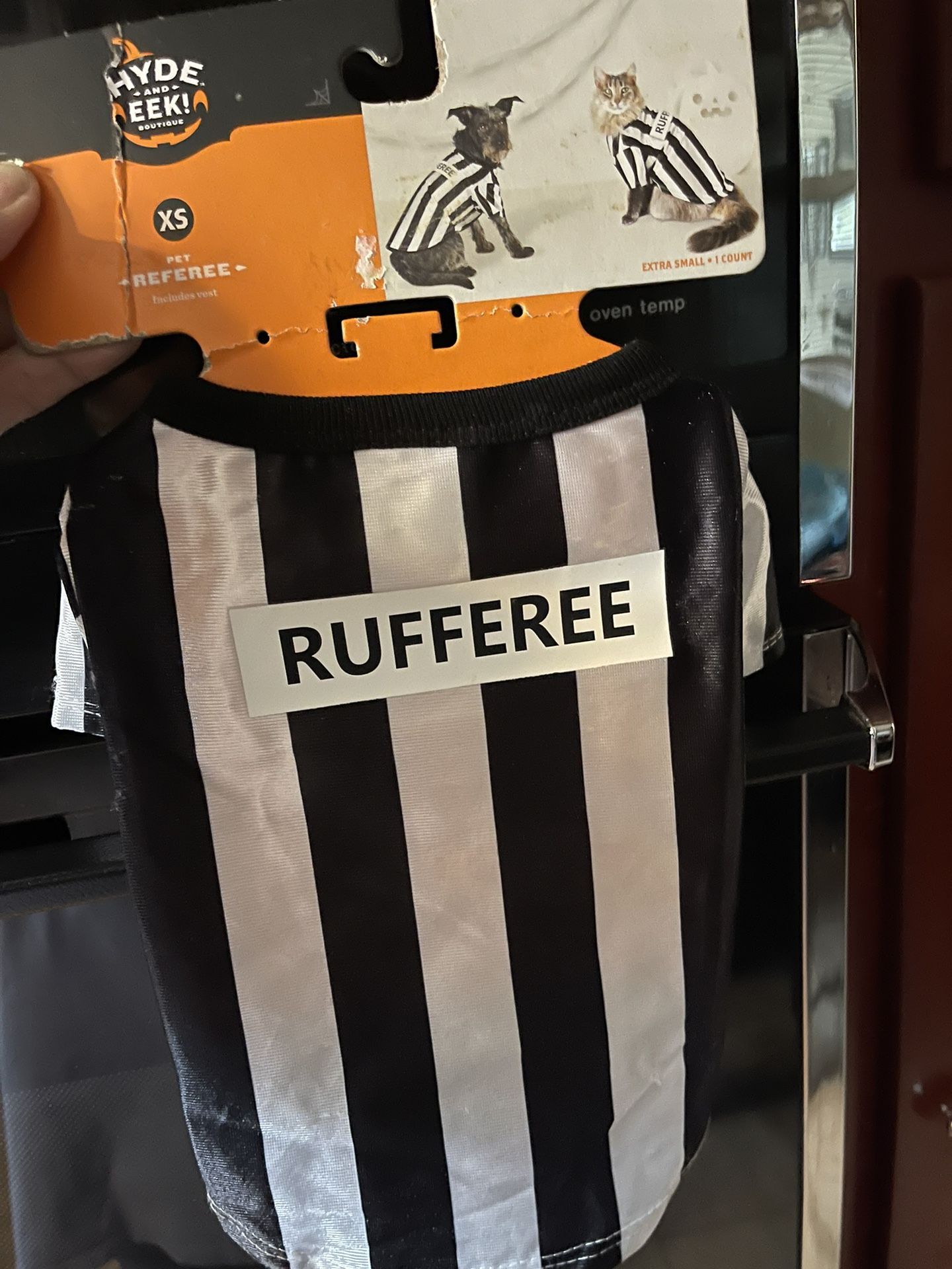 Extra Small Rufferee Pet Costume