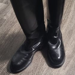 100% Leather Man Officer Boots 
