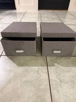 Cambridge storage boxes large and small like New