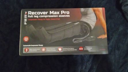 FitRx Recover Max Pro Full Leg Compression Sleeves