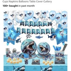 Shark Birthday Party Decorations 