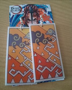 New Demon Slayer Long Earrings