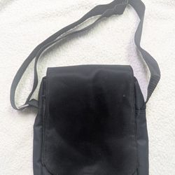 Men's Black Crossbody Bag