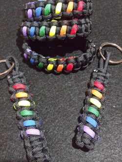 PRIDE Bracelet or Keychain