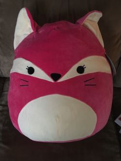 Squishmallow 16” Plush pink Fox “Phoebe” NEW with tags