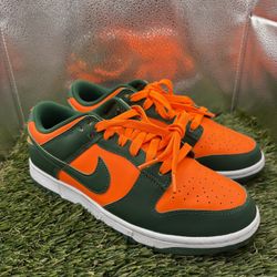 Nike Dunk Lows ‘Miami Hurricane’