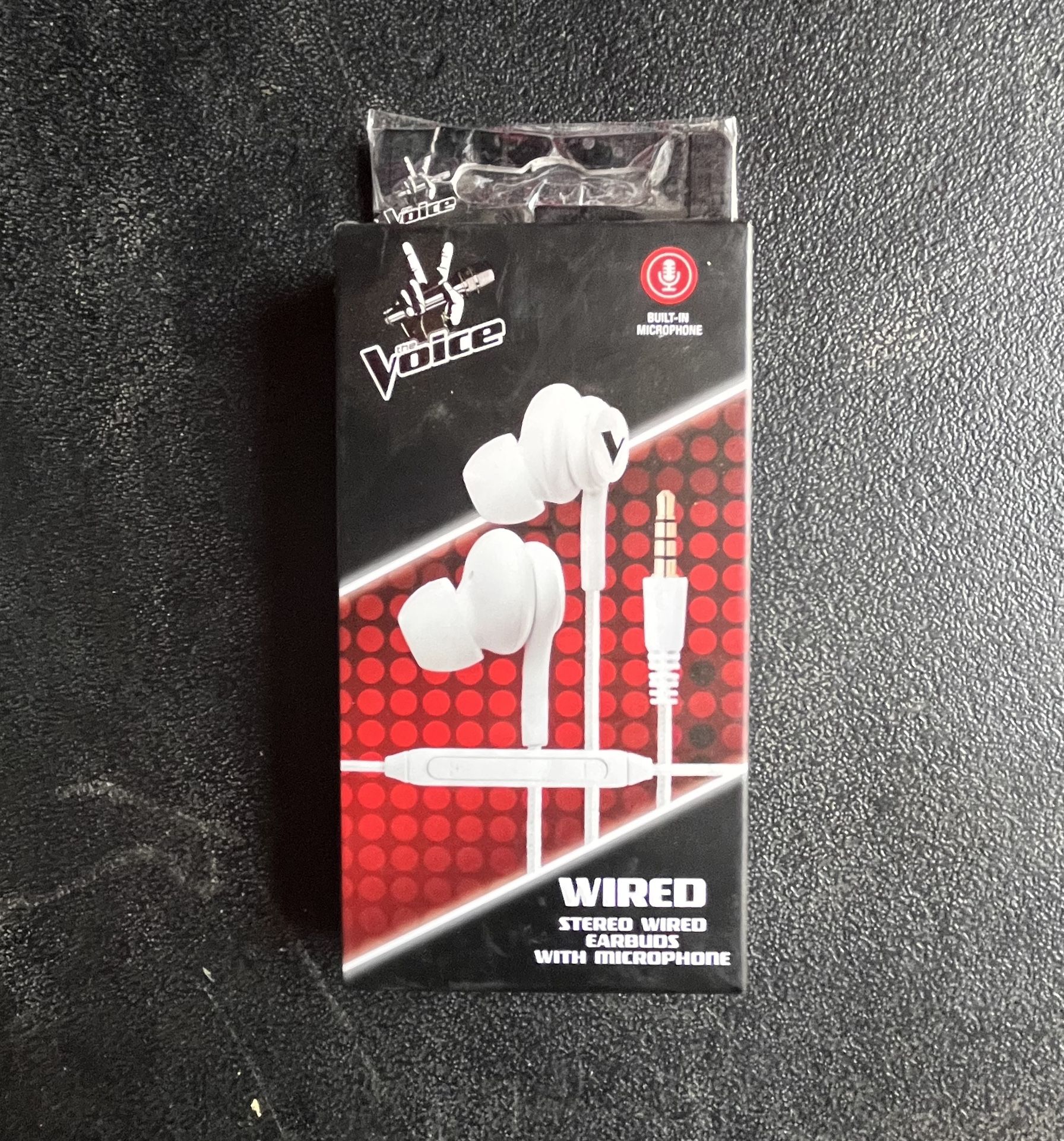 The Voice Wired Stereo Earbuds with Microphone