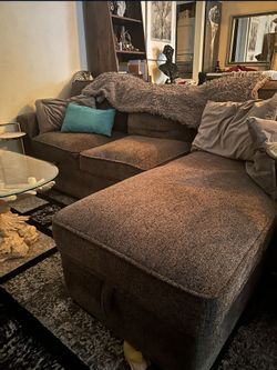 L Shape Sleeper/Storage Sofa