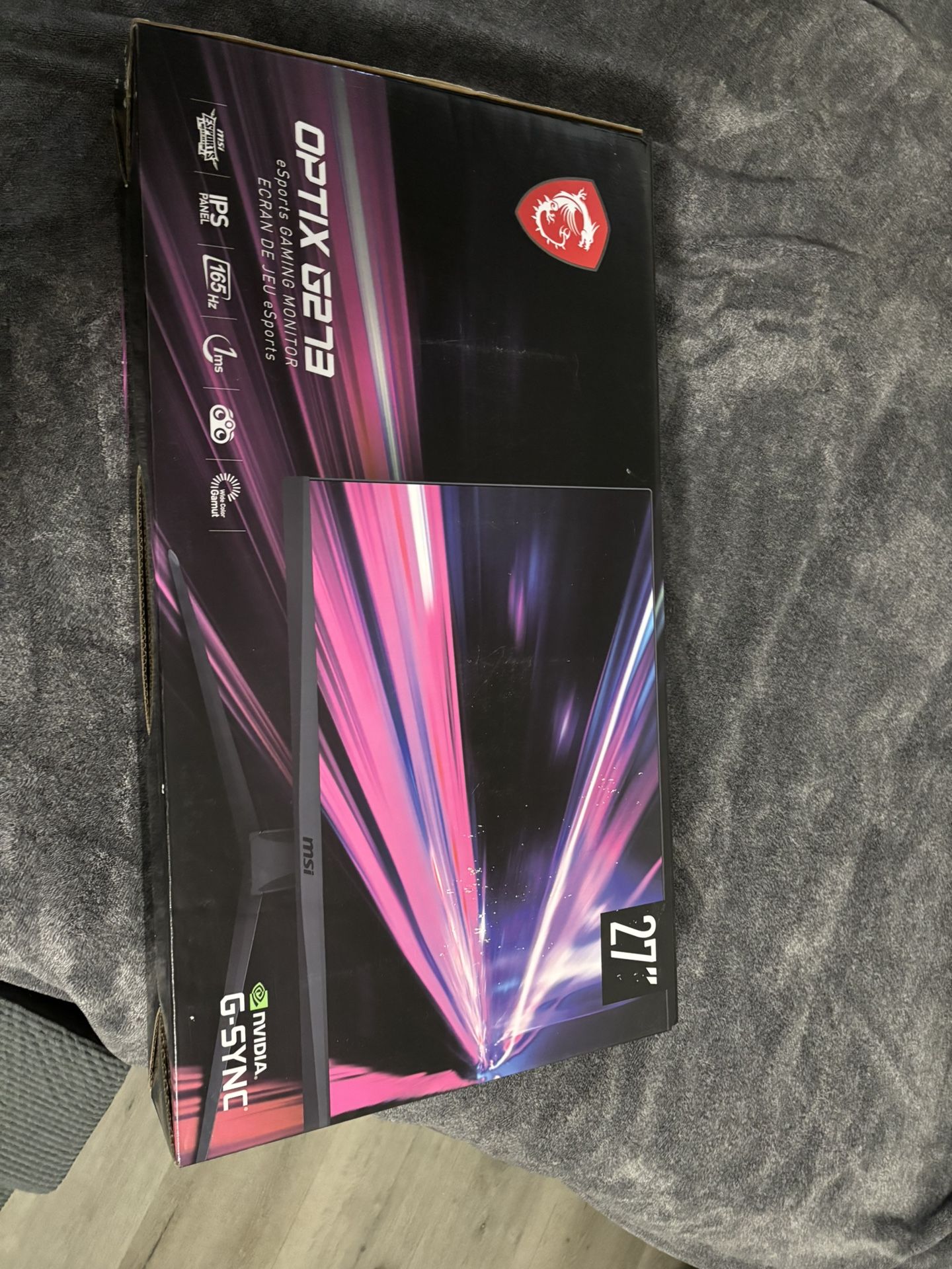 MSI Optix G273 – 27” 165Hz IPS Gaming Monitor