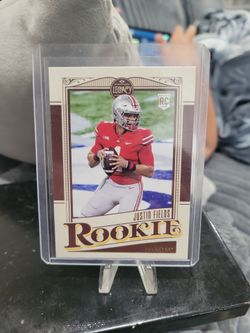 Justin Fields Legacy rookie draft pick Ohio state football card